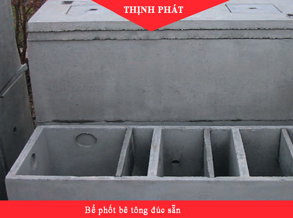 Bể phốt bê tông đúc sẵn Bể phốt bê tông đúc sẵn