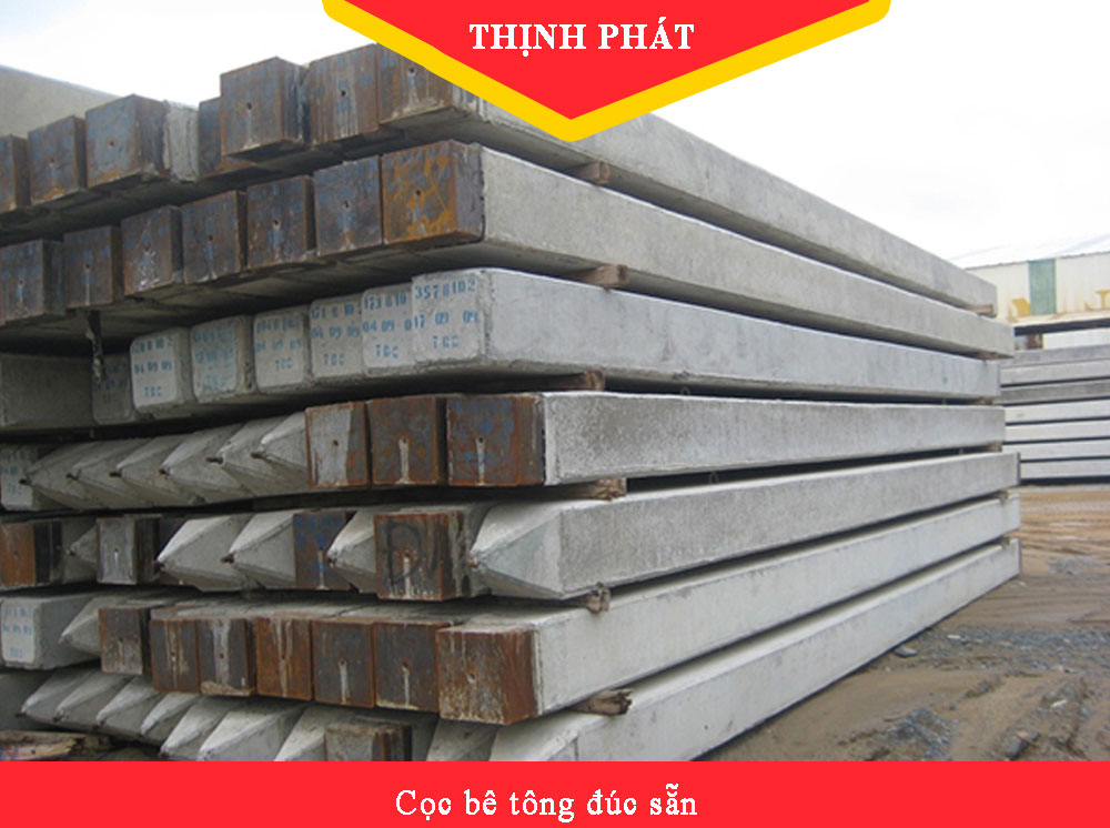 Cọc bê tông đúc sẵn Cọc bê tông đúc sẵn